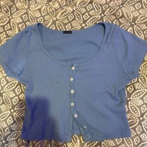 rare blue zelly top